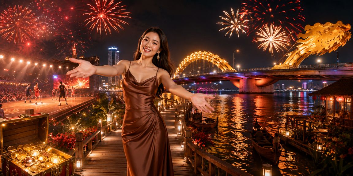 Người dùng tại Đà Nẵng xem cá cược bóng rổ và uống cà phê trong không gian thư giãn